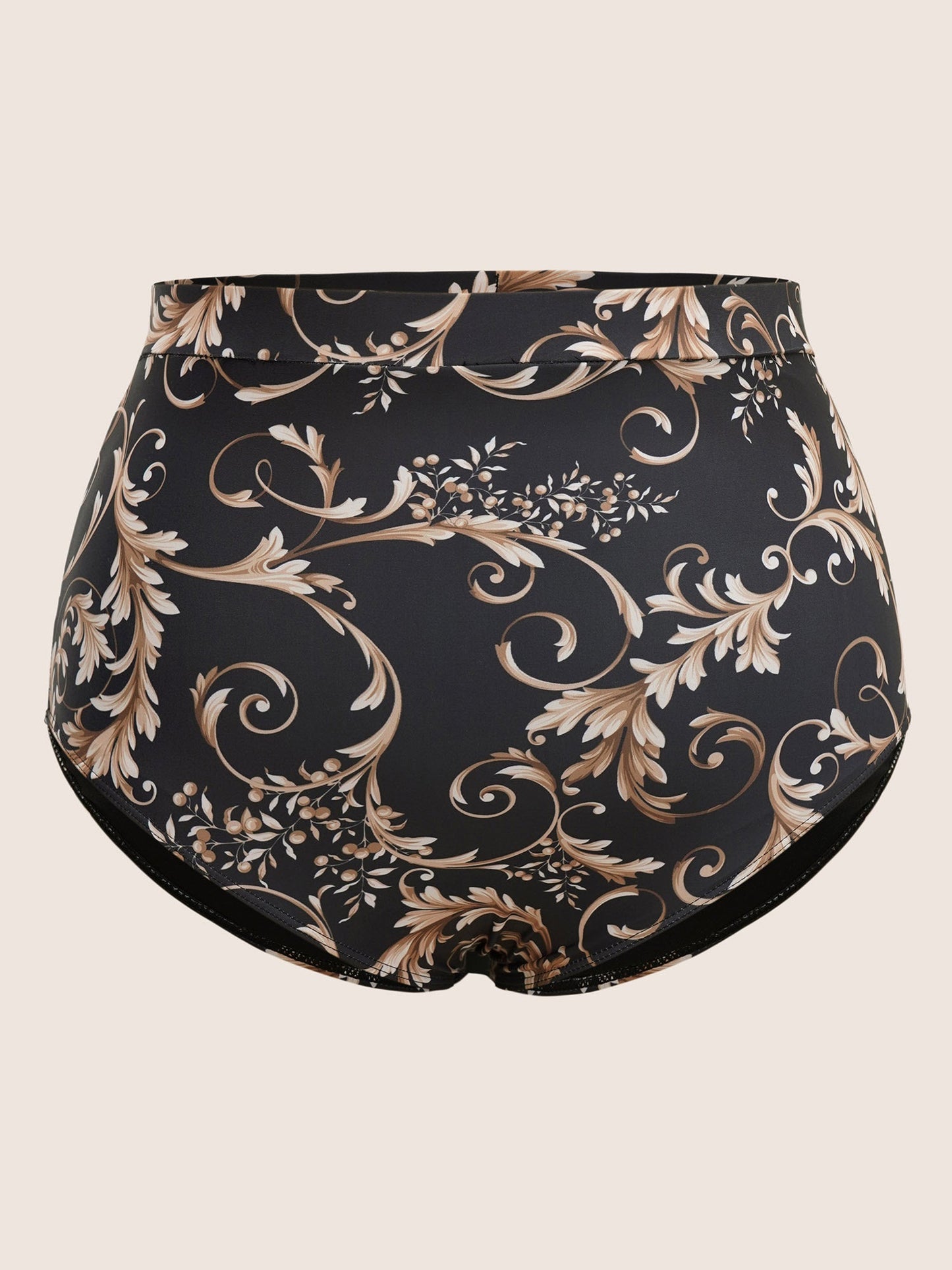 Baroque Graphic Skinny Swim Bottom