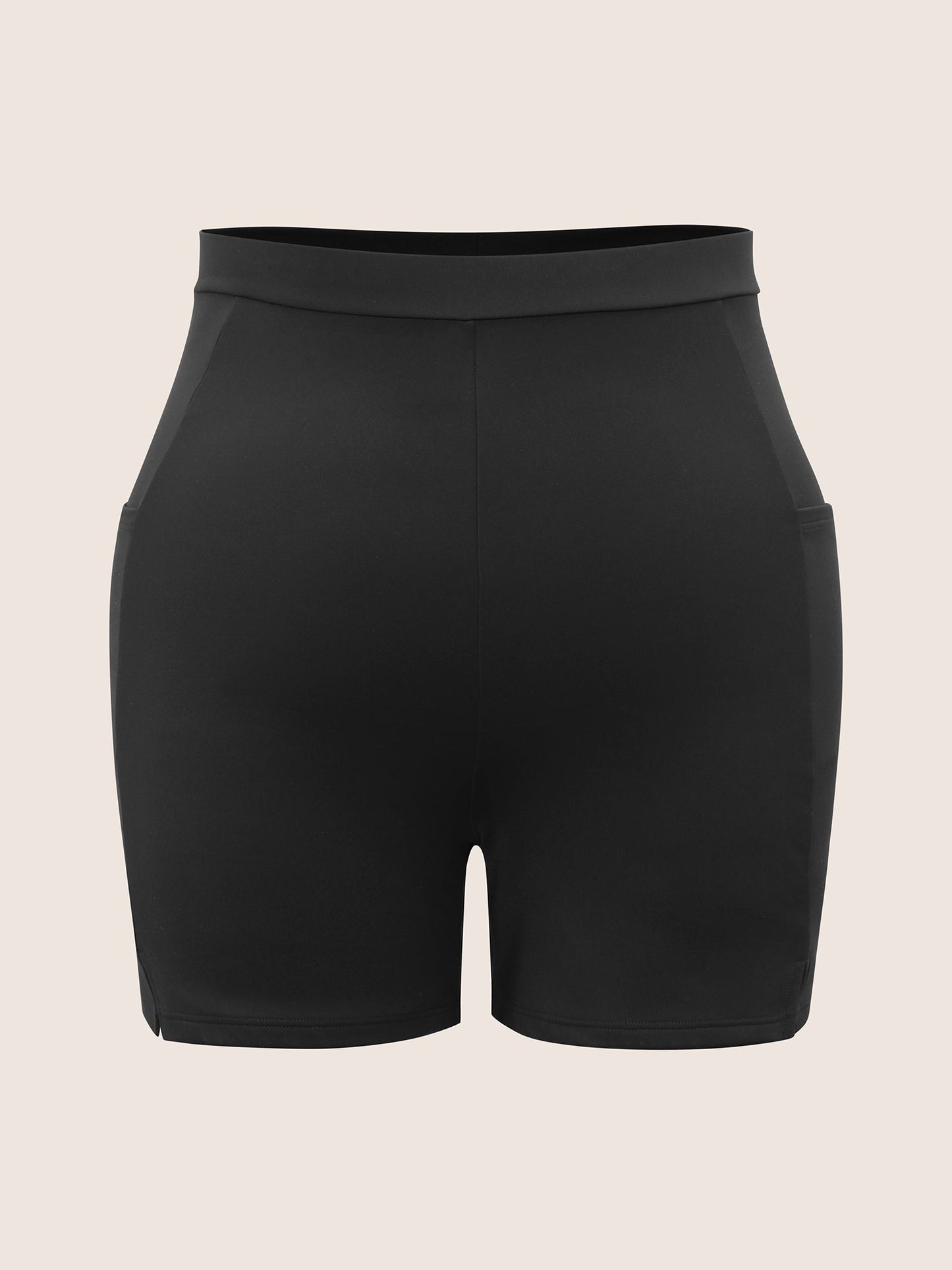 High Rise Pocket Split Side Swim Bottom