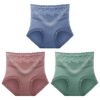 [Pay 1 Get 3packs]🌹High Waist Anti-Side Leakage Hiplift Lace Panties