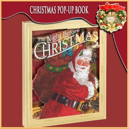 (🌲 Early Christmas Sale - 49% OFF)🎁The Night Before Christmas Pop-Up Book(Light & Sound)