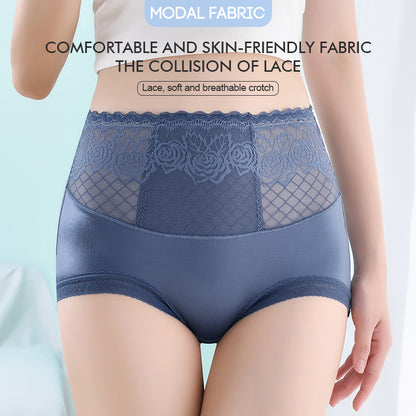 [Pay 1 Get 3packs]🌹High Waist Anti-Side Leakage Hiplift Lace Panties