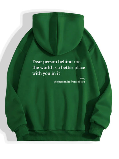 'Dear Person Behind Me' Sweatshirt - Buy 3 Free Shipping