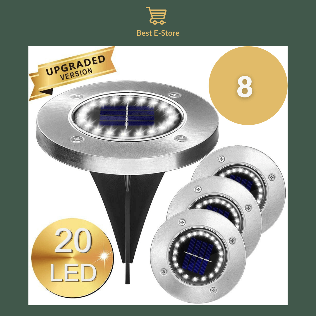 New Waterproof Solar Powered Garden Lights