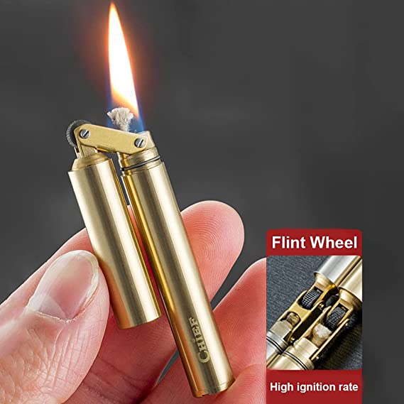 (🔥Father's Day Promotion 60% OFF)-Nunchaku Kerosene Copper Lighter