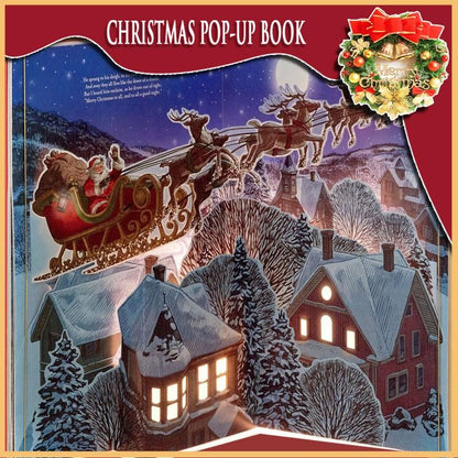 (🌲 Early Christmas Sale - 49% OFF)🎁The Night Before Christmas Pop-Up Book(Light & Sound)