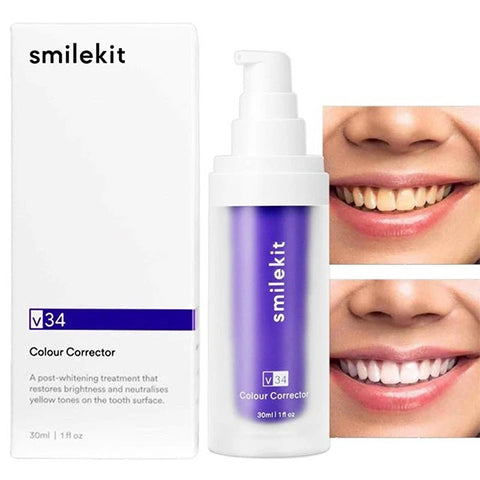 New V34 Series Toothpaste Purple Color Corrector