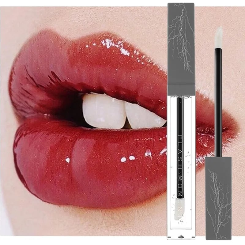🔥FlashMoment  Transparent Lip Gloss Moisturizing Glass Lips Makeup