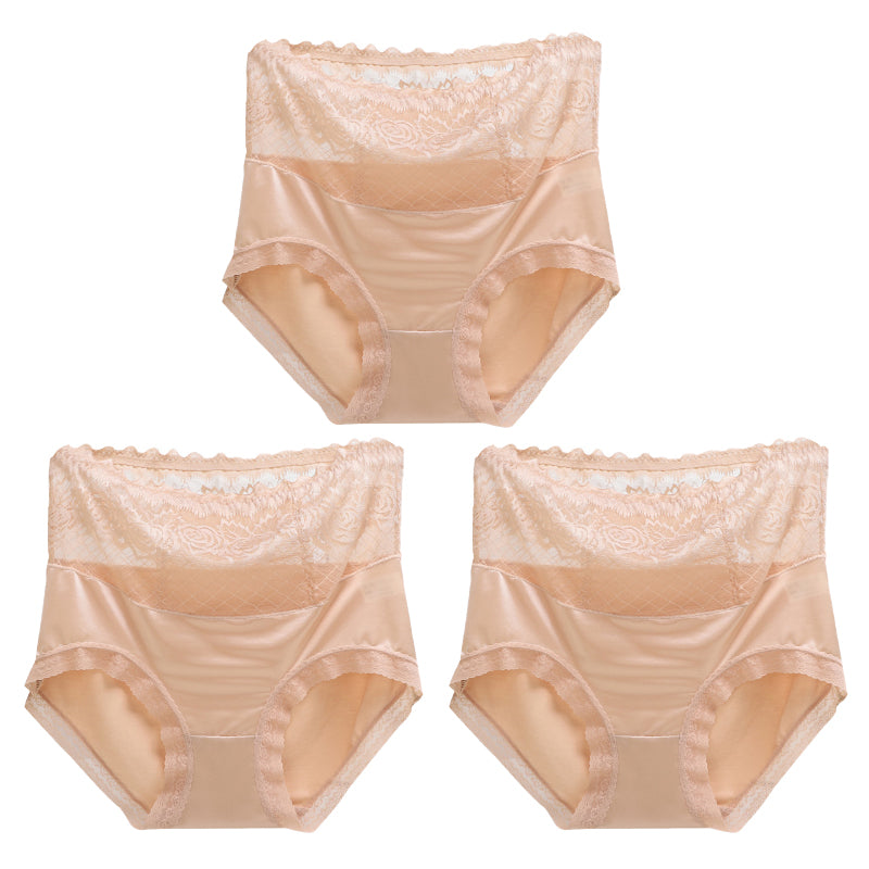 [Pay 1 Get 3packs]🌹High Waist Anti-Side Leakage Hiplift Lace Panties