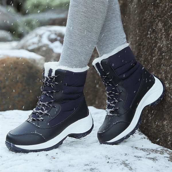 Women Winter Plush Snow Waterproof Ankle Boots