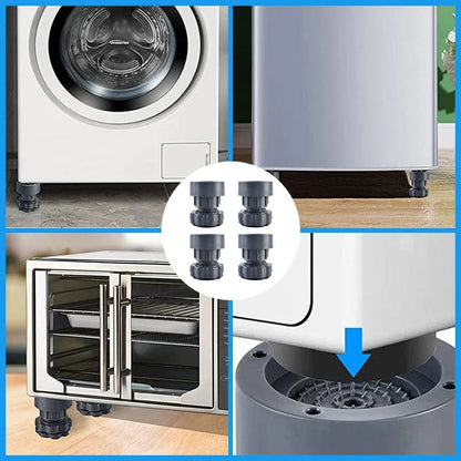 4 pieces height-adjustable washing machine stand