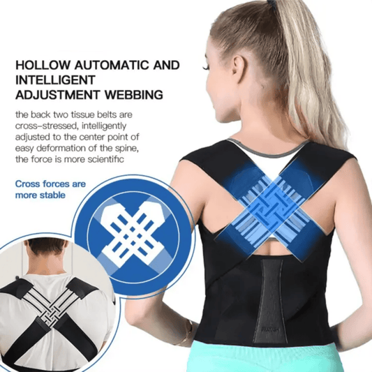 🔥Fully Adjustable Straightener Upper Spine Support Back Brace Posture Corrector