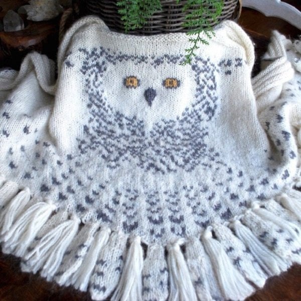 NEW ! RETRO OWL SCARF