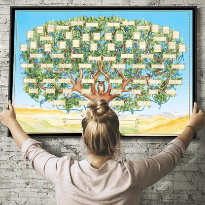 🔥Hot Sale 49% Off-Family Tree Chart Diy Gift