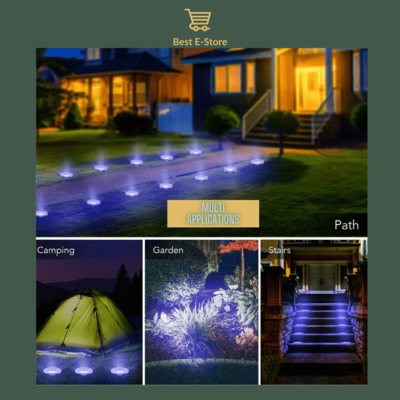 New Waterproof Solar Powered Garden Lights