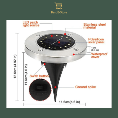 New Waterproof Solar Powered Garden Lights