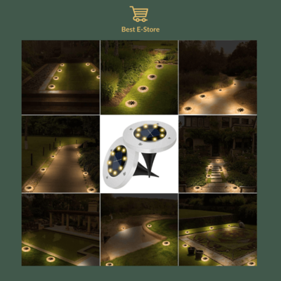 New Waterproof Solar Powered Garden Lights