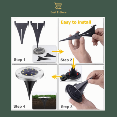 New Waterproof Solar Powered Garden Lights