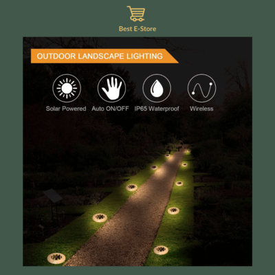 New Waterproof Solar Powered Garden Lights