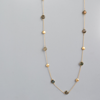 Long Labradorite Layering Chain