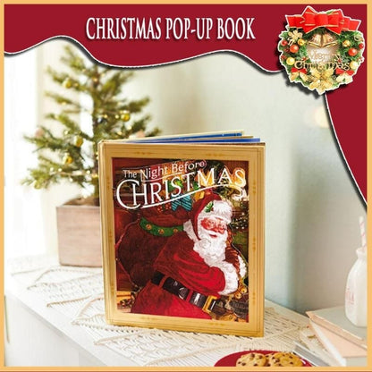 (🌲 Early Christmas Sale - 49% OFF)🎁The Night Before Christmas Pop-Up Book(Light & Sound)