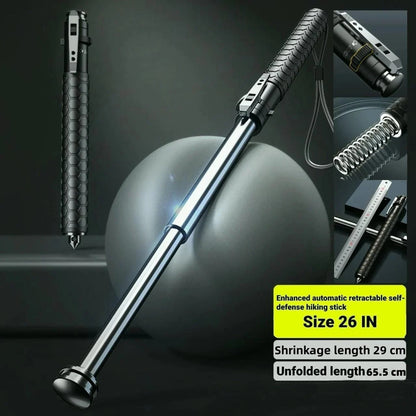 🔥LAST DAY 53% OFF-Enhanced Automatic Retractable Self-Defense Hiking Stick