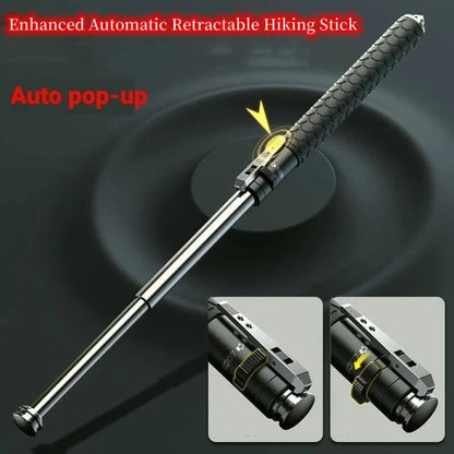 🔥LAST DAY 53% OFF-Enhanced Automatic Retractable Self-Defense Hiking Stick