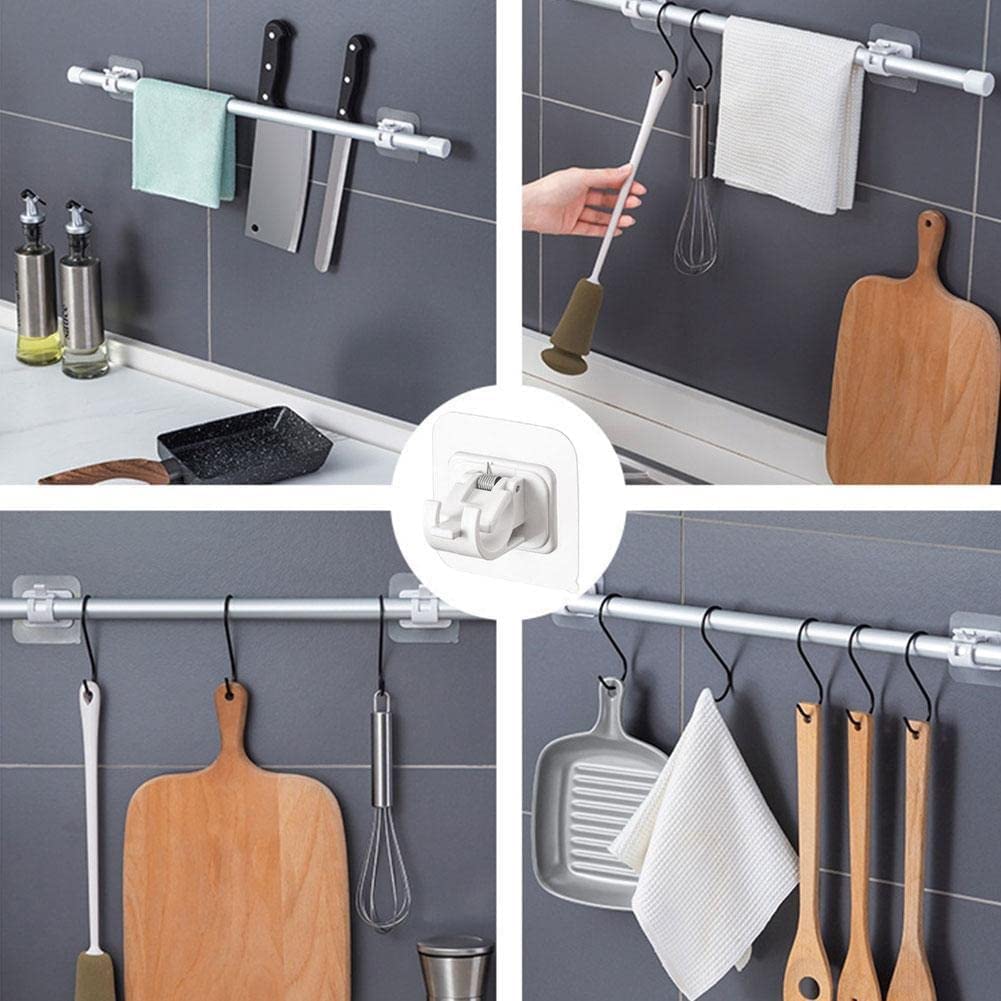 (🎅EARLY CHRISTMAS SALE-49% OFF) Nail-Free Adjustable Curtain Rod Holders(Set of 2)