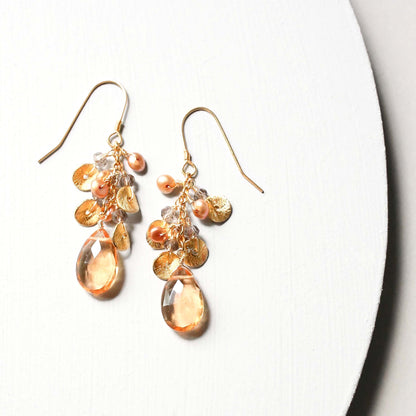 Citrine Raindrop Earrings