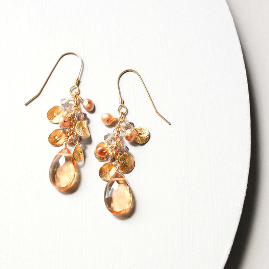 Citrine Raindrop Earrings