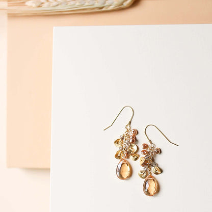 Citrine Raindrop Earrings